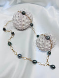 Collier sottoire long en goldfiel