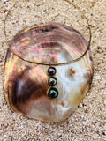 Real Tahitian Pearl 18 carats gold